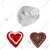 Pack of 6 Aluminium Heart and Doll Shape Cake Microwave Mould for 500g, 750g, 1Kg Cake