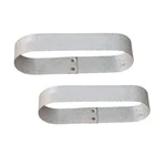 Aluminium 5.5 Inch Hot Dog Bun Ring, 2 Inch Deep for Hot Dog Bun