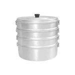 GBE Heavy Duty (21 X 30 Cm) Aluminium Momo Steamer 4 Tier
