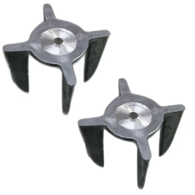 2 Pcs Aluminum Cutter(Phool) Set for Heavy Duty Madhani Machine
