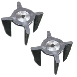 2 Pcs Aluminum Cutter(Phool) Set for Heavy Duty Madhani Machine 