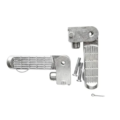 Premium Quality Foldable Footrest for Bikes & Scooters, Universal Heavy-Duty Aluminum Design - Universal-Foldable-Footrest-K