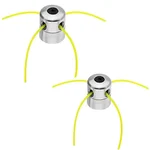Weed Trimmer Head, Aluminum Grass Trimmer Head with 4 Lines For Petrol Brush Cutter