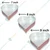 Heavy Duty Aluminum (Pack of 3) 7, 8 and 9 Inch Heart Shape Cake Mould With 800 gm, 900 gm and 1 kg Capacity