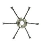Heavy Duty 6 Blade Twisted Wire Aluminum Trimmer Head For Battery & Petrol Brush Cutter