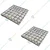 Aluminium 13 x 18 Inch, No. 6 Muffin Tray With 48 Baking Pots for Muffins, Cupcakes(Pack-2 Pcs)