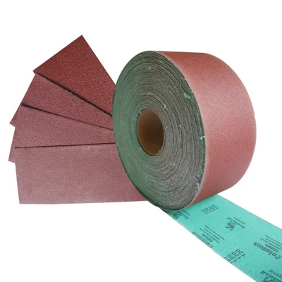 Polymak Grit 60 Coarse Aluminum Oxide Resin Cloth Roll Aggressive Premium Cotton Backing Sanding Sheet DXCR349104IN (Pack of 2)