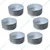 Heavy Duty Long Lasting ( Pack of 6 ) Aluminum 6 inch Round Shape Cake Moulds for Professional Bakeries