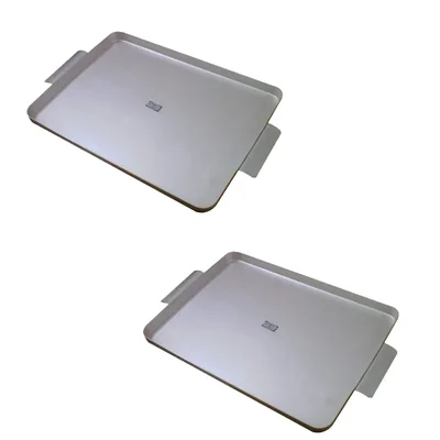2pcs Rectangular Serving Tray 27 x 22 inch with Handle