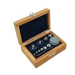 COMETEK Laboratory Analytical Weight Box | High-Accuracy 1mg to 200gm Calibrated Mass Set with Forceps
