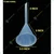 Bello Set of 3 Polypropylene Analytical Wide-Mouth Funnels 50mm, 75mm & 100mm for Liquid, Edible Oil, Lab Bottle