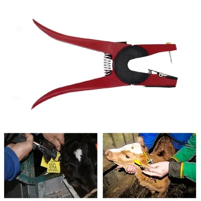 Animal Ear Tag Applicator for Cows Goats Sheep