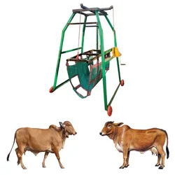 Animal Lifting Machine For Cow With 1000 Kg Lifting Capacity, MS Body