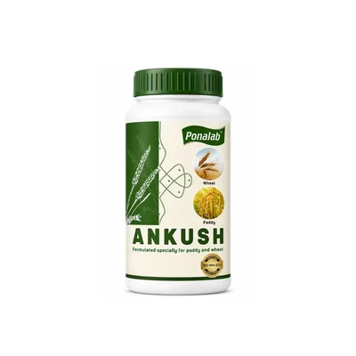 ANKUSH 250 ml Specialized Microbial Biofertilizer Consortium for Paddy & Wheat Cultivation-Natural Nitrogen Fixer