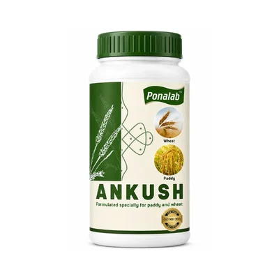 Ankush 500 ml Bio-Fertilizer Microbial Consortium for Paddy and Wheat Cultivation Atmospheric Nitrogen Fixing