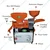 Annapurna 3HP Combined Rice and Flour Mill with 6 Jali, 150 kg/hr Paddy & 20 Kg/hr Flour