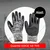 Ansell (Edge 48-705) 6 Pair Safety Gloves - 9 Size, PU-coated Palm, Cut and Abrasion Protection for Industrial Use