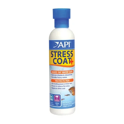 API Stress Coat Water Conditioner Liquid for Aquarium Water, 237 ml