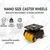APPSTER 1.5 inch Plate Type Nano Caster Wheel, 100 kg Load Capacity - Pack of 4