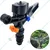 APPSTER 10pcs 360° Rotating Water Sprinkler Heads | 1/2 Thread Size Irrigation Nozzle for Garden, Farm & Lawn