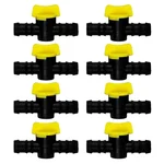 APPSTER 16MM Drip Irrigation Straight Connector with Tap Joiner & Flow Regulator | Pipe Joint Connectors for Gardens