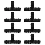 APPSTER 16MM Drip Irrigation Tee Connectors | Pipe Joint Connectors for Home Garden Dripline & Lateral Pipes