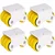 APPSTER 3 inch Plate Type Fixed Caster Wheel, 300 kg Load Capacity - Pack of 4