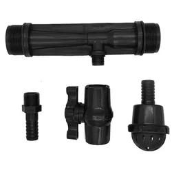 APPSTER 3/4 inch Venturi Fertilizer Injector Set for Agriculture Irrigation & Chemical Injection (Length: 5inch)
