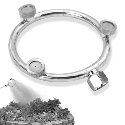 APPSTER 3-Head Agricultural Sprayer Pump Ring Nozzle M14x1.5 Female Thread Misting Hose Nozzles for Irrigation & Cooling 