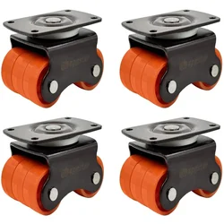 APPSTER 4 pcs 360 Degrees Rotating Roller Sixer Castor Wheels, 360 kg Load Capacity for Trolley, Furniture, Table