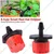 APPSTER 50pcs Adjustable Irrigation Dripper Sprinklers  1/4 Inch Emitters for Drip Irrigation System