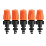 APPSTER 5pcs Adjustable Drip Irrigation Misting Nozzles | Micro Atomizing Garden Dripper Spray Sprinkler Fogger Set