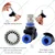 APPSTER 6mm Atomization Fogger Nozzles with Tee Connector Misting Cooling Sprayer Kit (5pcs Set)