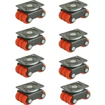 APPSTER 2 inch Plate Type Baby Sixer Caster Wheel, 300 kg Load Capacity - Pack of 4