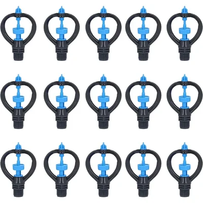 APPSTER 1/2 Thread Butterfly Water Sprinkler Head 360° Irrigation Nozzle for Garden, Poultry & Greenhouse (Pack of 25)