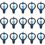 APPSTER 1/2 Thread Butterfly Water Sprinkler Head 360° Irrigation Nozzle for Garden, Poultry & Greenhouse (Pack of 25)