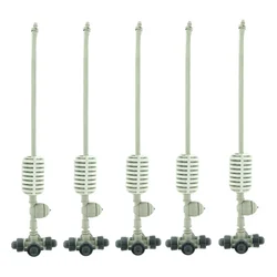 APPSTER Irrigation Fogger System 4-Way Fogger Assembly Unit with Check Valve for Garden, Greenhouse, etc. (Pack of 5)