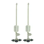 APPSTER Irrigation Fogger System 4-Way Fogger Assembly Unit with Check Valve for Garden, Greenhouse, etc. (Pack of 2)