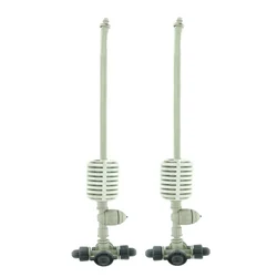 APPSTER Irrigation Fogger System 4-Way Fogger Assembly Unit with Check Valve for Garden, Greenhouse, etc. (Pack of 2) 