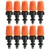 APPSTER Plastic Drip Irrigation Adjustable Misting Nozzles Garden Dripper Spray Emitters (Pack Of 10)