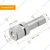 APPSTER 5pcs Stainless Steel Misting Cooling Nozzle with Tee Connector & 10 Meter Pipe 