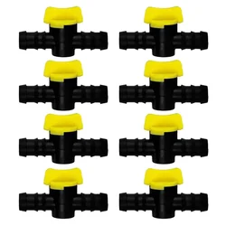 APPSTER 16MM Drip Irrigation Straight Connector with Tap Joiner & Flow Regulator | Pipe Joint Connectors for Gardens(Quantity-Pack Of 50)