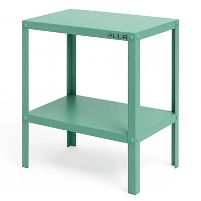 ALIJA 46 x 38 x 23 cm 2-Tier Compact Storage Rack For Small Space