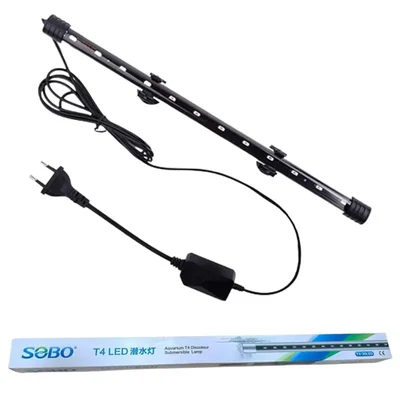 Sobo T4-40 LED Discolor Submersible 37cm Led Light Aquarium Tool Efficient High-Output LED in Planted Aquariums