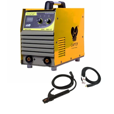 Captop 30-300 Amp Compact ARC Inverter Welding Machine With Holder, Cable & 6 Months Warranty (300 ST)