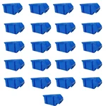Aristo 165 x 114 x 78 mm Blue HDPE FPO Storage Bin (Bin-5) - Pack of 21