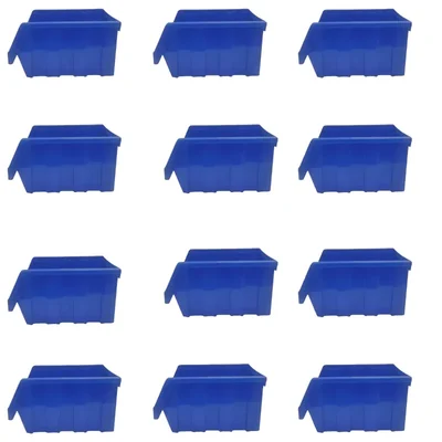 Aristo 265 x 180 x 130 mm Blue FPO Storage Bin (Bin-60) - Pack of 12