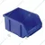 Aristo 200 x 125 x 100 mm FPO Blue Storage Bins With HDPE Material Bin-15N (Pack Of 15)
