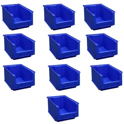 Aristo 200 x 125 x 100 mm  FPO Blue Storage Bins With HDPE Material Bin-15N (Pack Of 10)