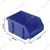 Aristo 200 x 125 x 100 mm  FPO Blue Storage Bins With HDPE Material Bin-15N (Pack Of 10)